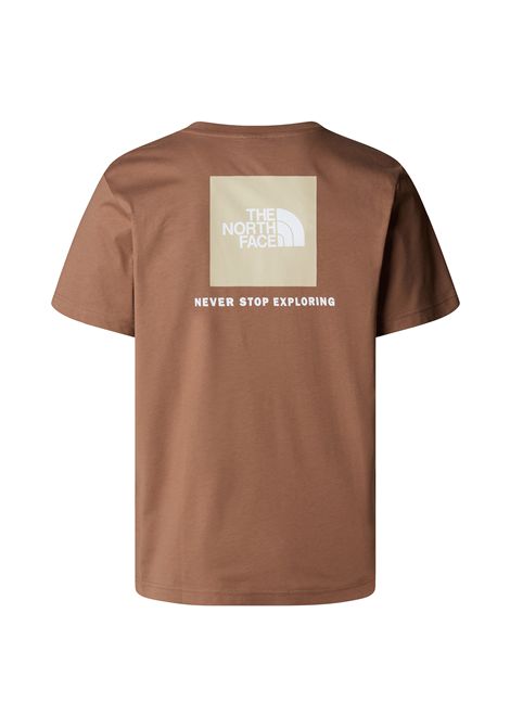 T-shirt The North Face Redbox Marrone Beige Uomo THE NORTH FACE | T-shirt | NF0A87NP-AR41